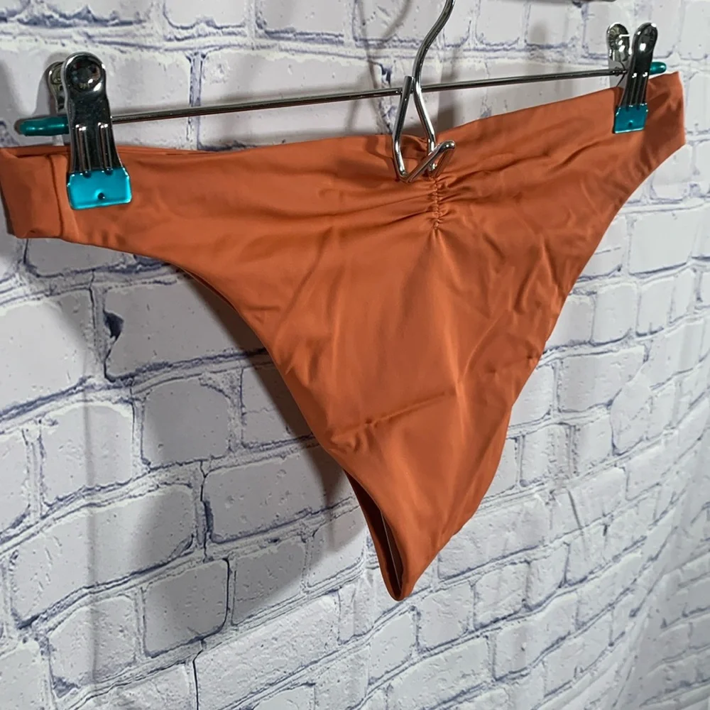Andie Swim Womens Symi Bikini Bottom in Cedar Beach Vacation Cruise Size S NWT - Picture 4 of 8